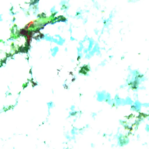 Incendio cerca de Cumarumã (21 sep) — Sentinel-2 SWIR (fuego)