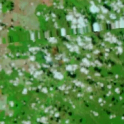 Wildfire near Currais (Oct 9) — NASA satellite