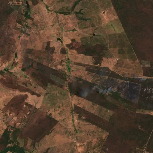 Wildfire near Curralinhos — Sentinel-2 true color