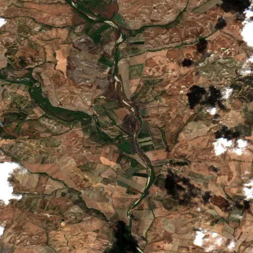 Incendio cerca de Cutro (29 ago) — Sentinel-2 true color