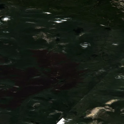 Incendio cerca de Dehcho Region (29 jun · NW) — Sentinel-2 true color