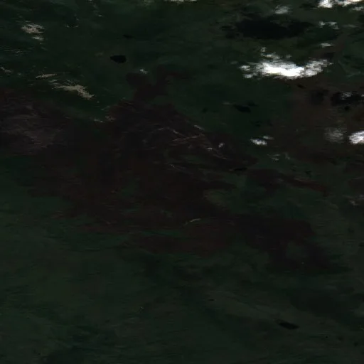 Incendio cerca de Dehcho Region (15 jul · NW) — Sentinel-2 true color