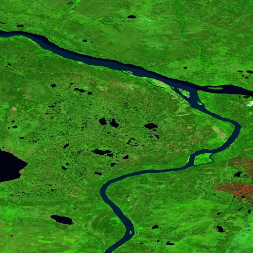 Incendio cerca de Dehcho Region (Jun 27) — Sentinel-2 SWIR (fuego)