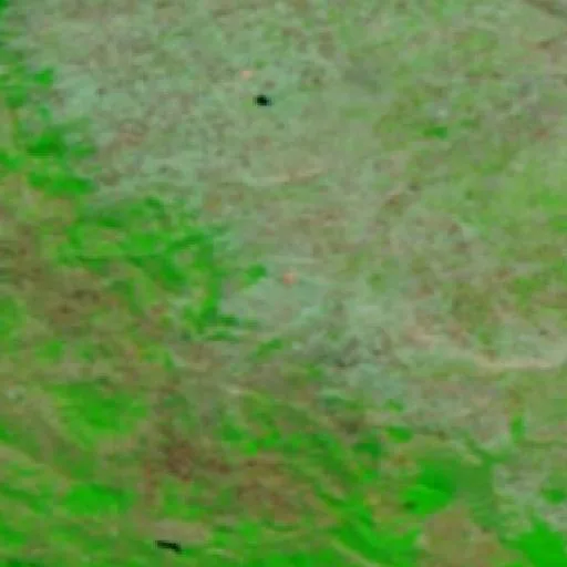 Incendio cerca de Deliceto — NASA satellite