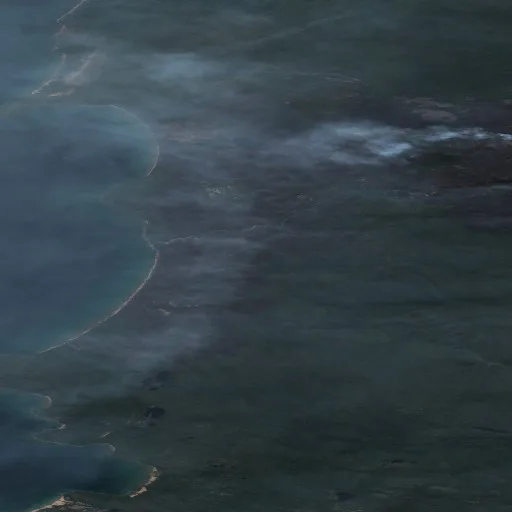 Wildfire near Déline District (Jun 26) — Sentinel-2 true color