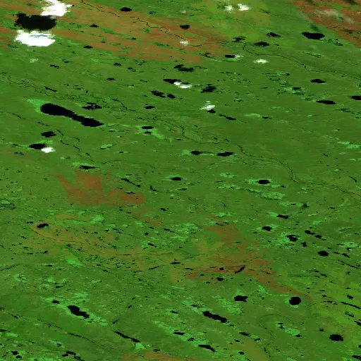 Incendio cerca de Déline District (Jun 28 #2) — Sentinel-2 SWIR (fuego)