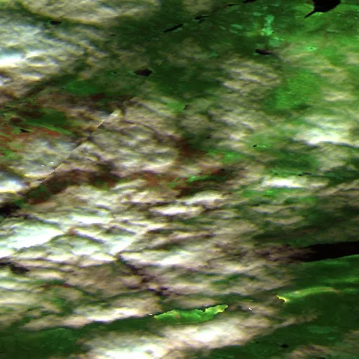 Incendio cerca de Déline District (14 jun) — Sentinel-2 SWIR (fuego)