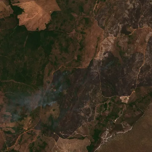 Wildfire near Dianópolis (Sep 20) — Sentinel-2 true color