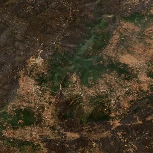 Incendio cerca de District of Taher (28 ago · NW) — Sentinel-2 true color