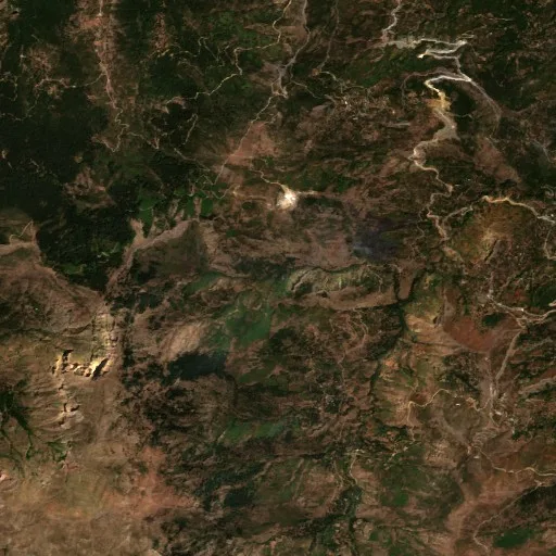 Incendio cerca de District of Taher — Sentinel-2 true color