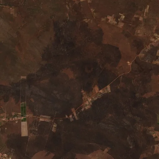 Wildfire near Dom Expedito Lopes — Sentinel-2 true color