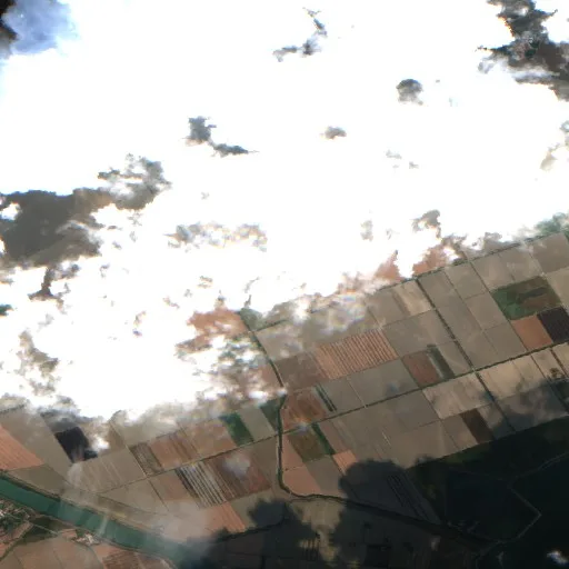 Wildfire near Donzella — Sentinel-2 true color