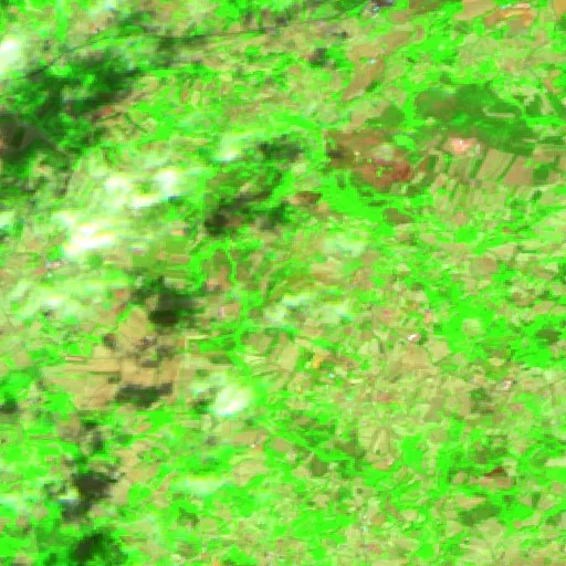Incendio cerca de Dozón — Sentinel-2 SWIR (fuego)