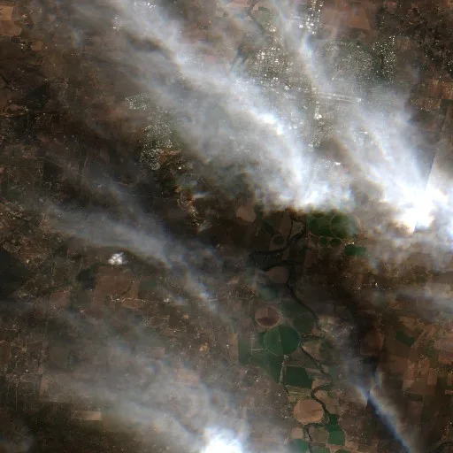 Dubbo Bushfire — Sentinel-2 true color
