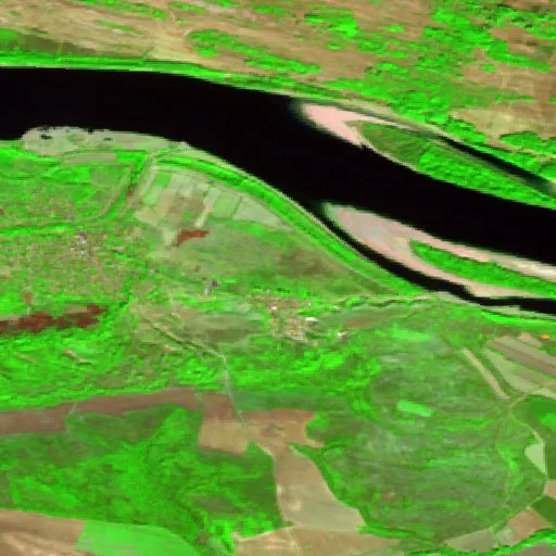 Wildfire near Dunavtsi — Sentinel-2 SWIR (fuego)