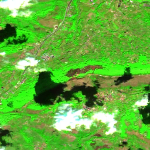 Incendio cerca de Durazzano — Sentinel-2 SWIR (fuego)