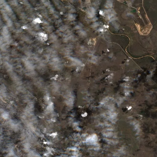 Incendio cerca de Dysart (26 oct) — Sentinel-2 true color