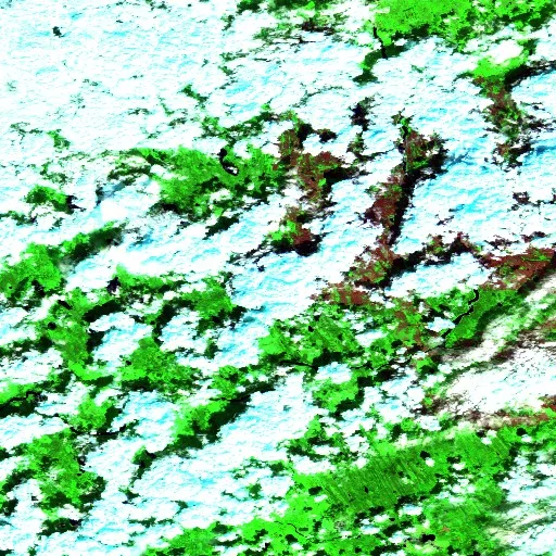 Wildfire near Eeyou Istchee Baie-James (Jun 27 · S) — Sentinel-2 SWIR (fuego)