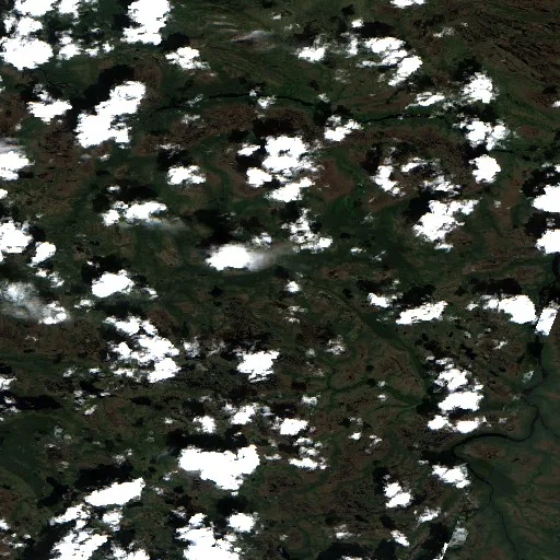 Incendio cerca de Eeyou Istchee James Bay (May 25) — Sentinel-2 true color