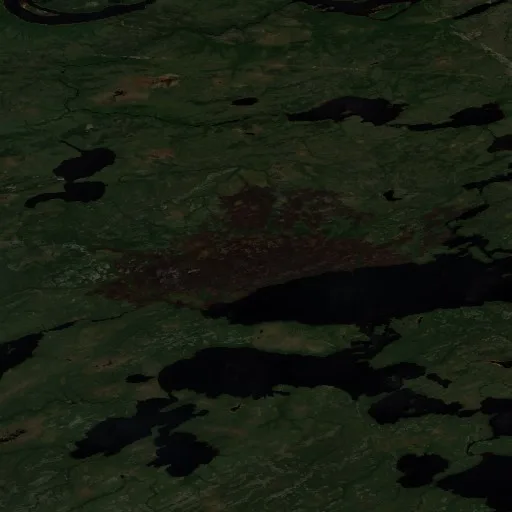 Wildfire near Eeyou Istchee James Bay (Jun 28 · W) — Sentinel-2 true color