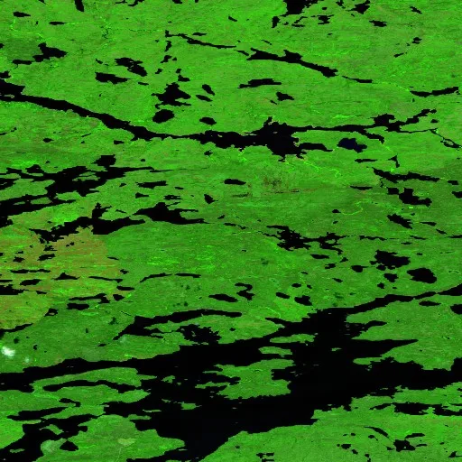 Wildfire near Eeyou Istchee James Bay (Jun 27) — Sentinel-2 SWIR (fuego)