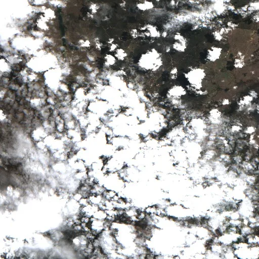 Incendio cerca de Eidsvold — Sentinel-2 true color
