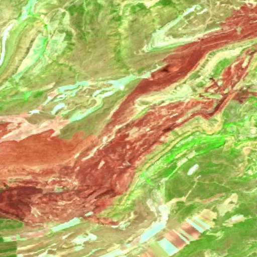 Wildfire near Ejulve (Jul 24) — Sentinel-2 SWIR (fuego)