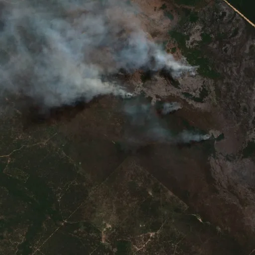 Incendio cerca de El Chañaral — Sentinel-2 true color
