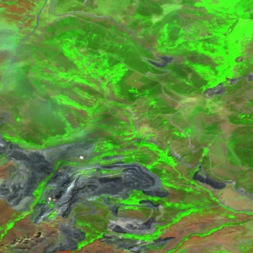 Wildfire near Encinedo — Sentinel-2 SWIR (fuego)