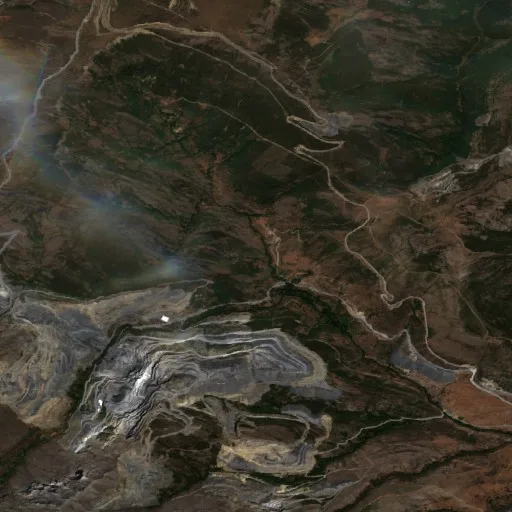 Wildfire near Encinedo — Sentinel-2 true color