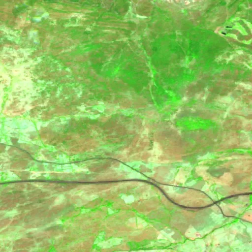 Incendio cerca de Espinar, El — Sentinel-2 SWIR (fuego)