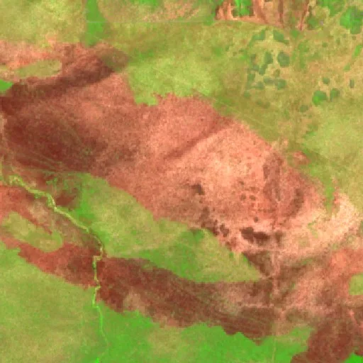 Wildfire near Estiva do Campo — Sentinel-2 SWIR (fuego)