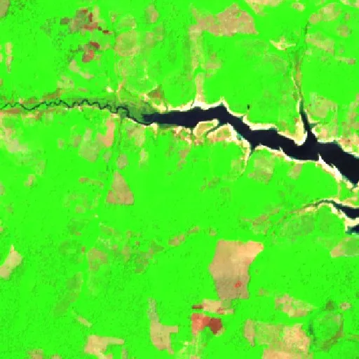 Incendio cerca de Faro — Sentinel-2 SWIR (fuego)