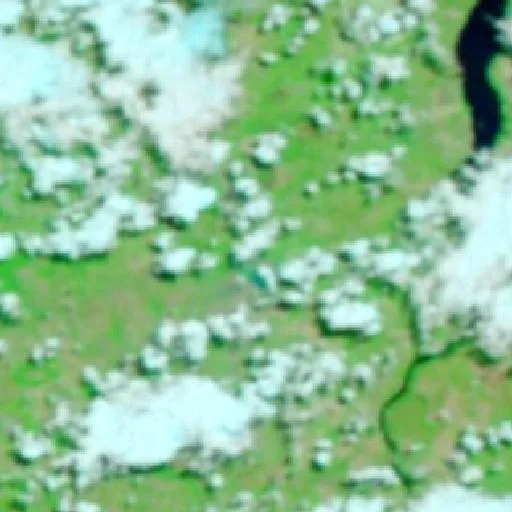 Wildfire near Fátima — NASA satellite