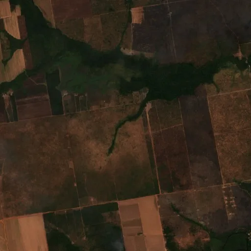 Incendio cerca de Feliz Natal (20 ago) — Sentinel-2 true color
