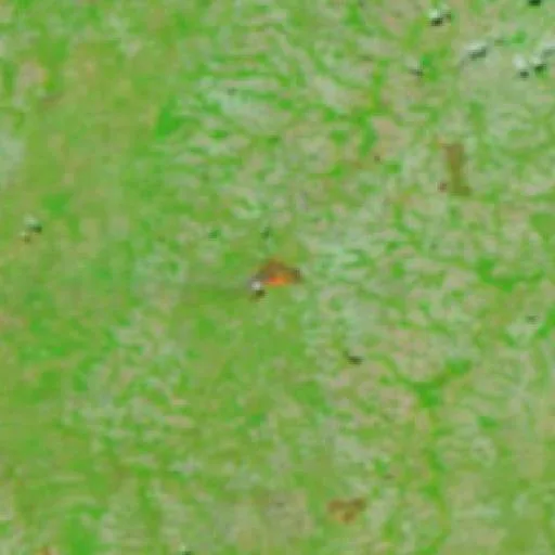 Wildfire near Figueirópolis — NASA satellite