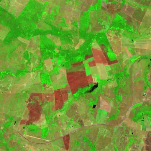 Wildfire near Floresta do Araguaia — Sentinel-2 SWIR (fuego)