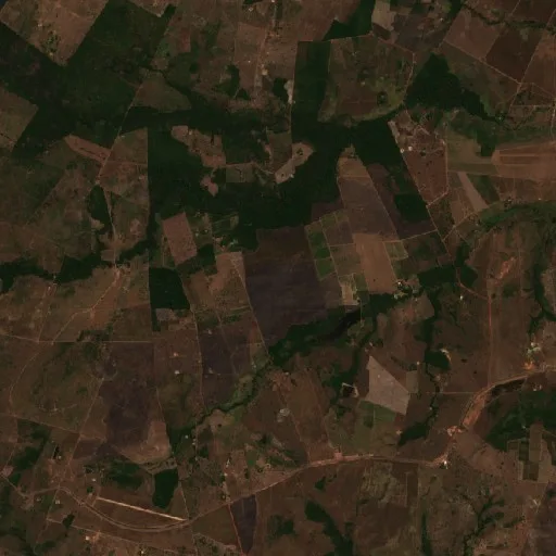 Wildfire near Floresta do Araguaia — Sentinel-2 true color