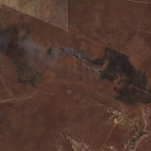 Incendio cerca de Floriano (27 sep) — Sentinel-2 true color