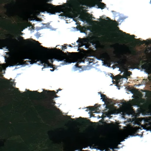 Wildfire near Fontainebleau (Jul 15) — Sentinel-2 true color