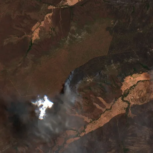Incendio cerca de Formosa do Rio Preto (29 sep) — Sentinel-2 true color
