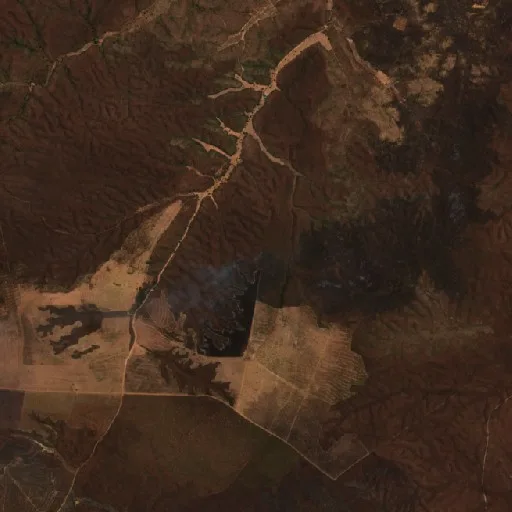 Wildfire near Formosa do Rio Preto (Oct 7 · E) — Sentinel-2 true color