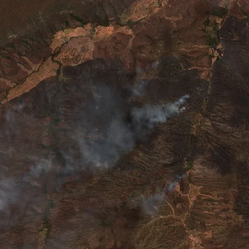 Incendio cerca de Formosa do Rio Preto (1 sep) — Sentinel-2 true color