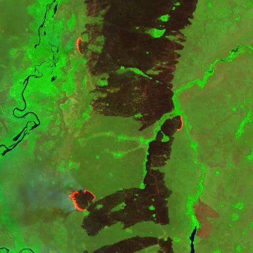 Wildfire near Formoso do Araguaia (Jul 22 #3) — Sentinel-2 SWIR (fuego)