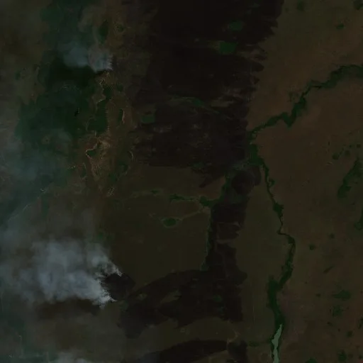 Wildfire near Formoso do Araguaia (Jul 22 #3) — Sentinel-2 true color