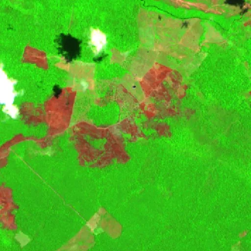 Wildfire near Fortaleza (Sep 8) — Sentinel-2 SWIR (fuego)