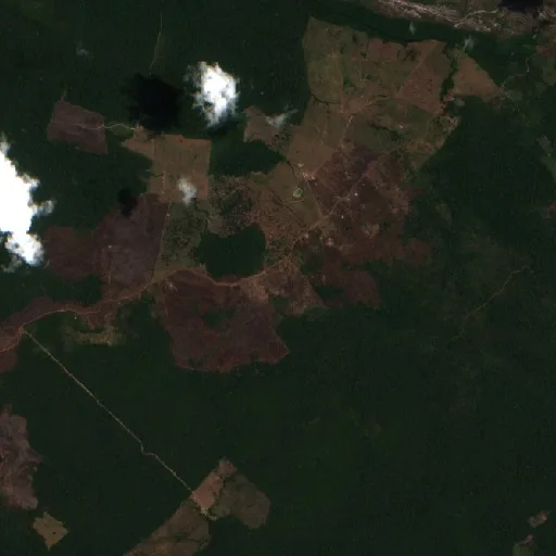 Wildfire near Fortaleza (Sep 8) — Sentinel-2 true color