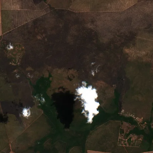 Wildfire near Fortaleza dos Nogueiras (Sep 12) — Sentinel-2 true color