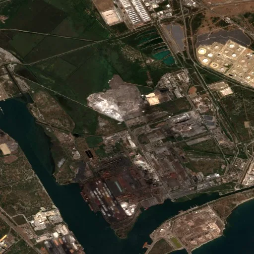 Wildfire near Fos-sur-Mer — Sentinel-2 true color