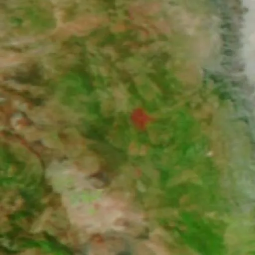 Wildfire near Fraccionamiento del Valle (Sep 15) — NASA satellite